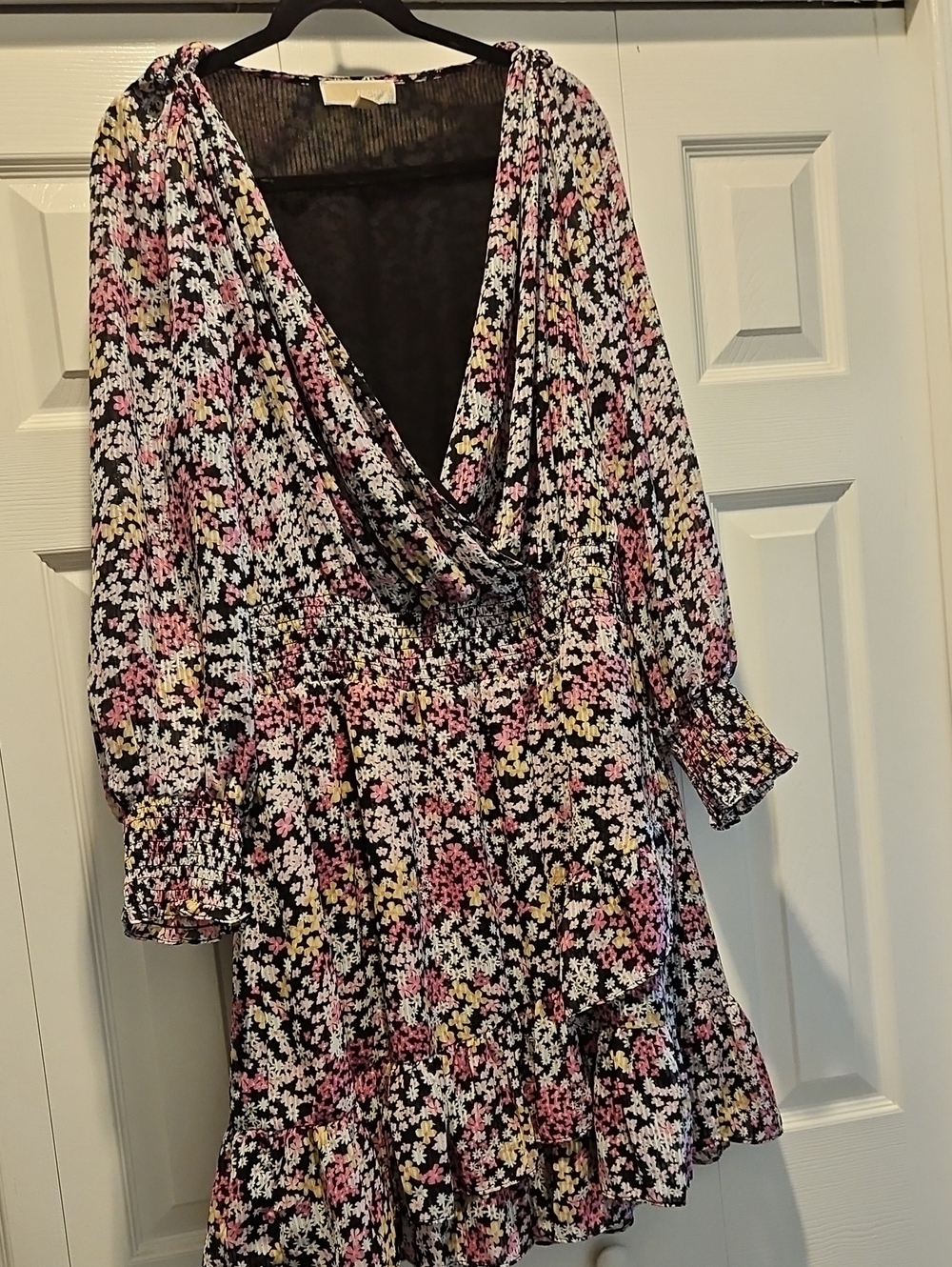 MICHAEL Michael Kors Mod Garden Julia Faux-Wrap Dress